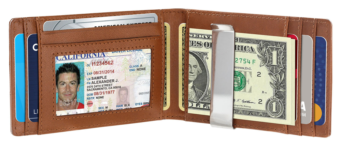 SKENZBI  Slim RFID Minimalist Wallets for Men