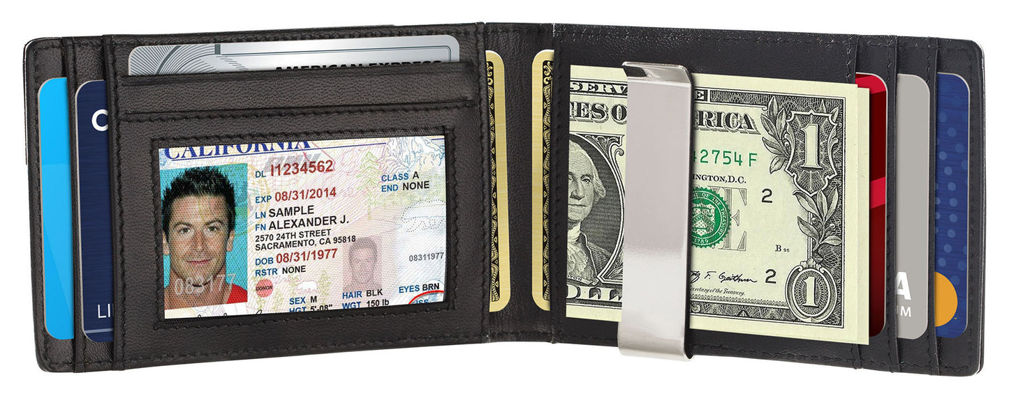 SKENZBI  Slim RFID Minimalist Wallets for Men