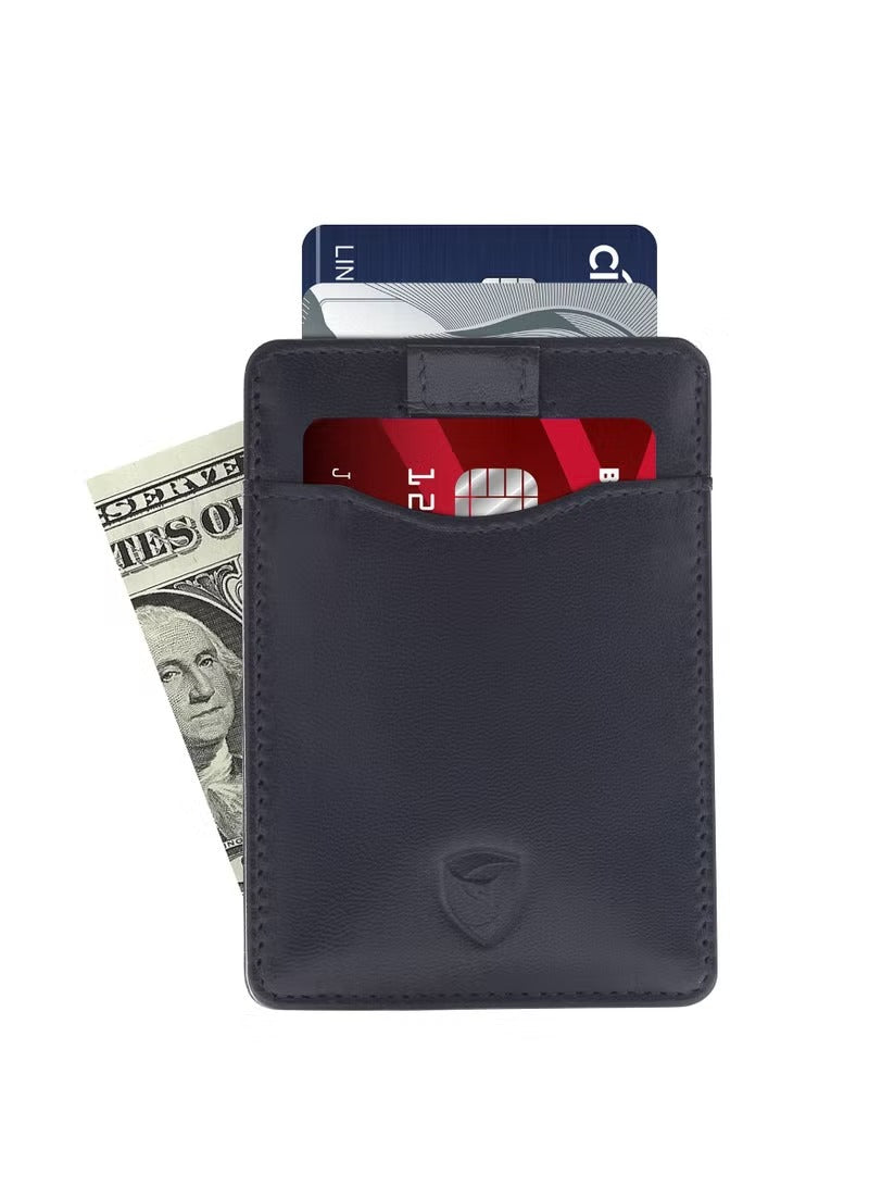 Slim Minimalist Bifold Wallet for Men & Women with RFID