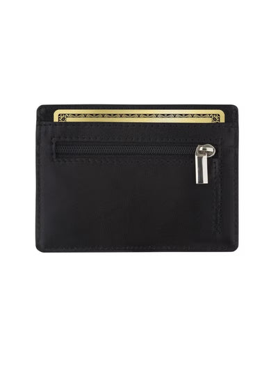 SKENZBI Wallet Leather Cardholder For Men Women Minimalist RFID Protected Tan