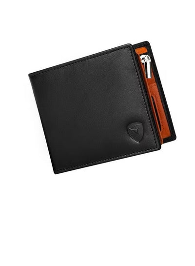SKENZBI RFID Protected Men's Wallet Space for 12 Card Holder Black