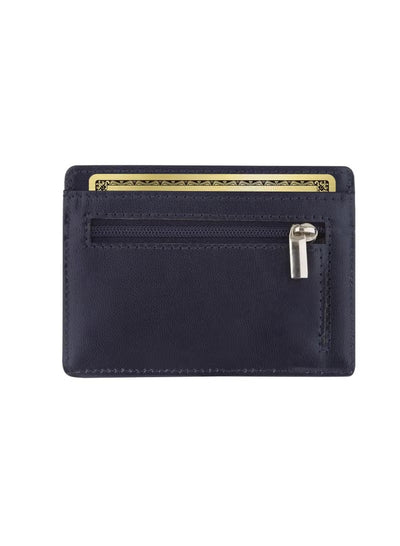 SKENZBI Wallet Leather Cardholder For Men Women Minimalist RFID Protected Tan